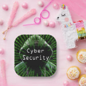 サイバーセキュリティビジネス ペーパープレート (パーティー)