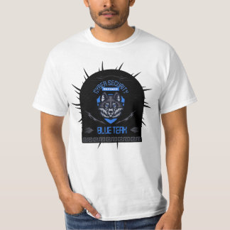 サイバーセキュリティブルーチームLone Guardian Tシャツ