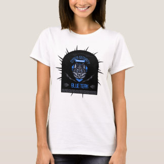 サイバーセキュリティブルーチームLone Guardian Tシャツ