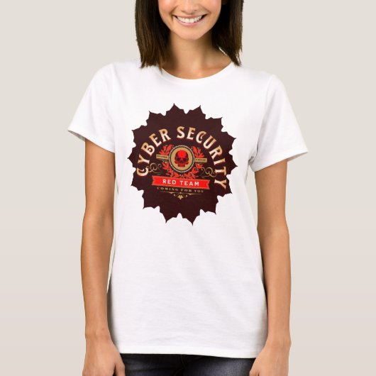 サイバーセキュリティレッドチームセンチネル Tシャツ (正面)