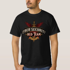 サイバーセキュリティレッドチームバンガードTシャツ Tシャツ