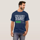 サイバーセキュリティ学位ロード中 スペシャリスト Tシャツ (正面フル)