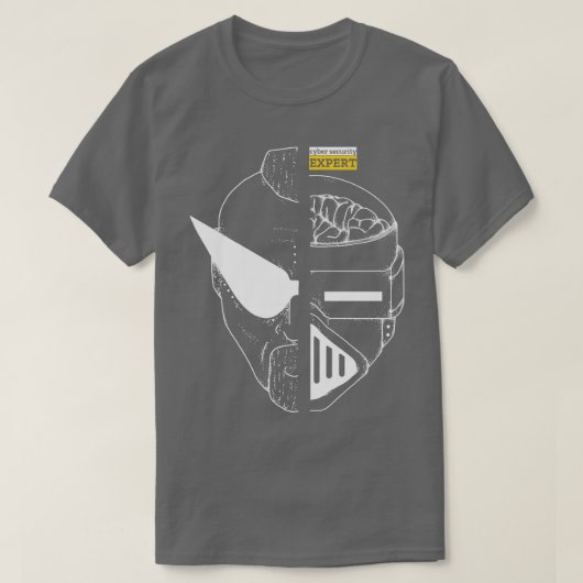 サイバーセキュリティ専門家サイバーパンク Tシャツ (デザイン正面)