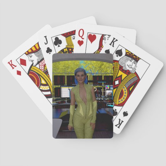 サイバーセキュリティ専門家マリア・ロッシ・スカーレット・セリ トランプ (裏面)