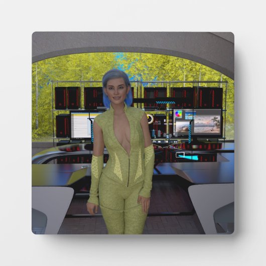 サイバーセキュリティ専門家マリア・ロッシ フォトプラーク (正面)