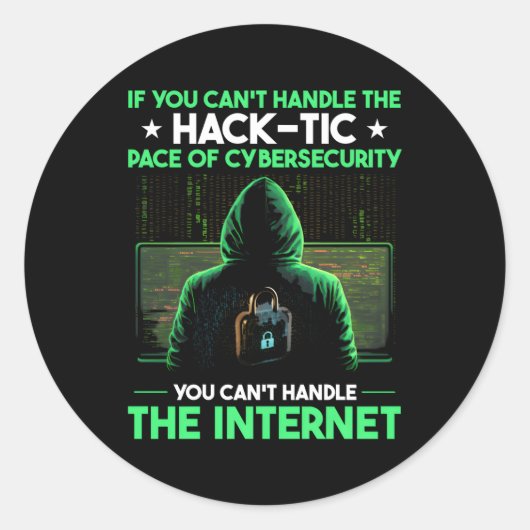 サイバーセキュリティ専門家向けサイバーウォリアー ラウンドシール (正面)