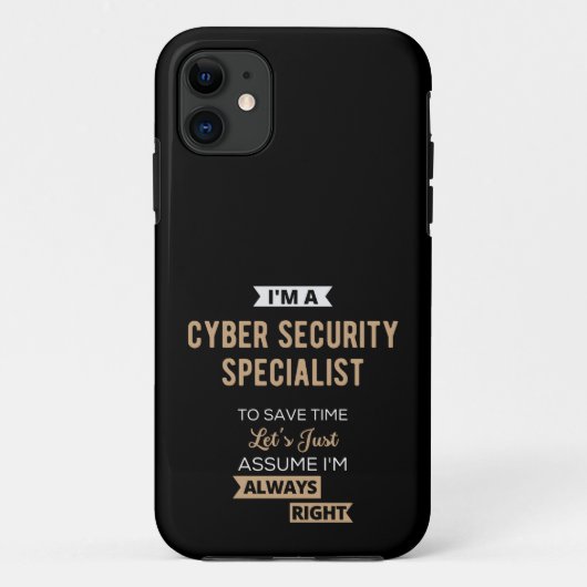 サイバーセキュリティ専門家 Case-Mate iPhoneケース (裏面)