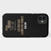 サイバーセキュリティ専門家 Case-Mate iPhoneケース (裏面(横))