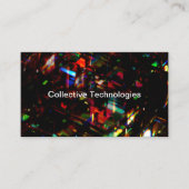 サイバーセキュリティ技術抽象芸術名刺 名刺 (正面)