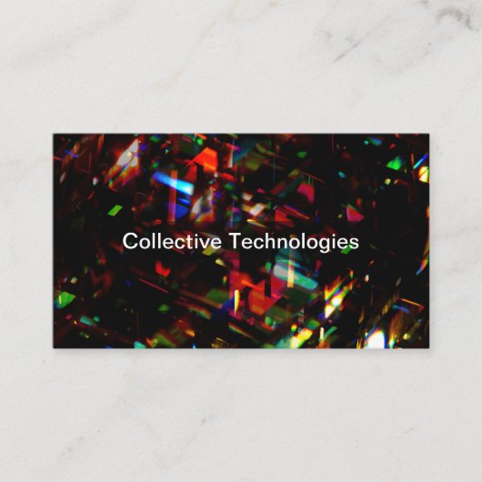 サイバーセキュリティ技術抽象芸術名刺 名刺 (正面)