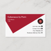 サイバーセキュリティ指紋認証名刺 名刺 (正面)