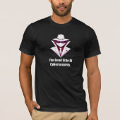 サイバーセキュリティ擁護者の良い面 Tシャツ (正面)