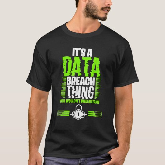 サイバーセキュリティ素晴らしSpeのデータ侵害 Tシャツ (正面)