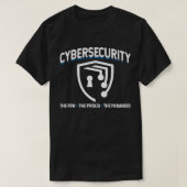 サイバーセキュリティ誇りを持った少数の偏執型より安全なインターネット Tシャツ (デザイン正面)