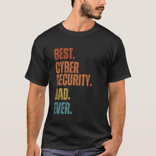 サイバーセ最高のキュリティパパEver Cybersecurity Special Tシャツ (正面)