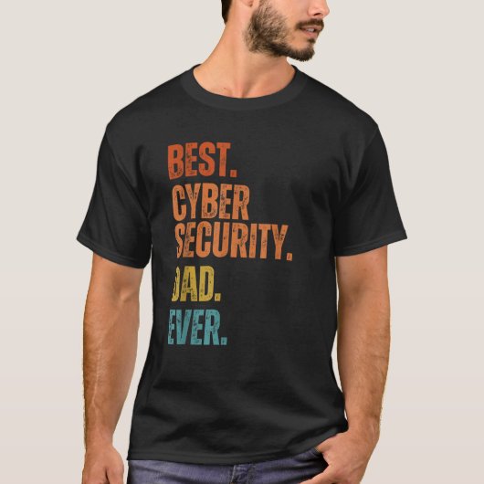サイバーセ最高のキュリティパパEver Cybersecurity Special Tシャツ (正面)