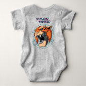 サイバータイガー | ベビーボディスーツ (裏面)