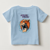 サイバータイガー | ベビーTシャツ (裏面)
