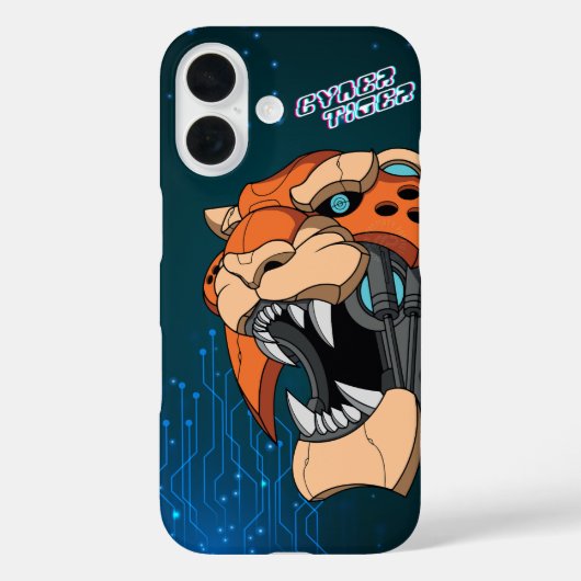 サイバータイガー | Case-Mate iPhoneケース (裏面)