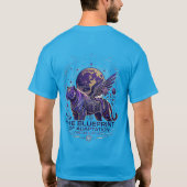 サイバータイガーTシャツ - デジタル本能の未来AI Tシャツ (裏面)