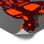 サイバーディクテーションイラストレーション ポスター (角)