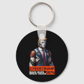 サイバートランプ2076 | 再び火星素晴らしする キーホルダー (正面)