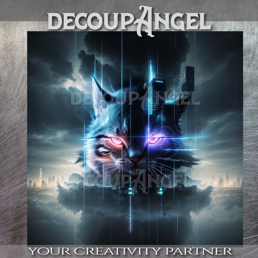 サイバーネコの威容の分離 薄葉紙