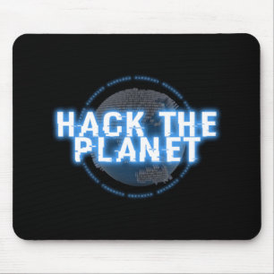サイバーハックザプラネットコンピュータデフコンハックハックハック マウスパッド