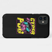 サイバーパグ | カッコいい Pug Dog Case-Mate iPhoneケース (裏面(横))