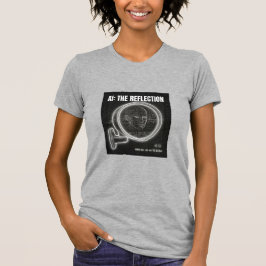 サイバーパンクな人工知能ミラーデータデザイン Tシャツ