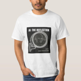 サイバーパンクな人工知能ミラーデータデザイン Tシャツ