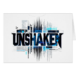 サイバーパンクな卓上サイン「UNSHAKEN」