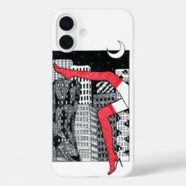 サイバーパンクなAesthetic Night City iPhone 16 Plus カー Plusケース