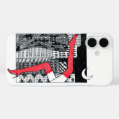 サイバーパンクなAesthetic Night City iPhone 16 Plus カー Case-Mate iPhoneケース (裏面 (横))