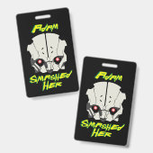 サイバーパンクのアニメ編集者アダム・スマーシャがh バッジ (表裏)