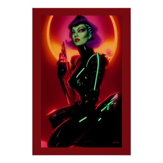 サイバーパンクの舞踏会のプリンセス・サイブレラ ポスター (正面)