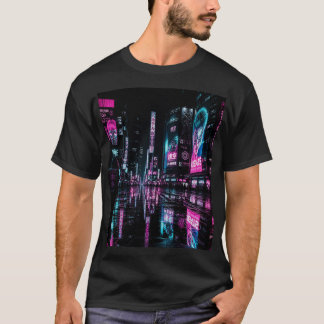 サイバーパンクの雨 Tシャツ