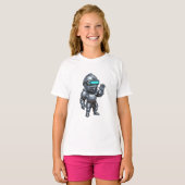 サイバーパンクの騎士 VR ちびっ子 Tシャツ (正面フル)