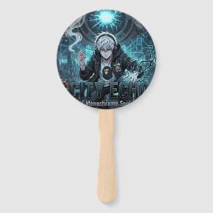 サイバーパンクアニメの少年パーティー&クラフト用品 ハンドファン