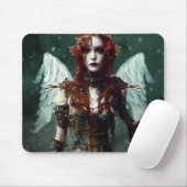 サイバーパンクエンジェル_デジタルアートマウスパッド マウスパッド (マウス)