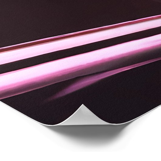 サイバーパンクオレンジシティAIアートポスター ポスター (角)