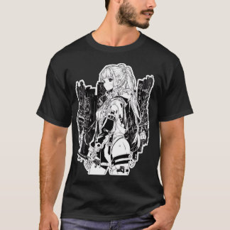 サイバーパンクガールスタイル Tシャツ