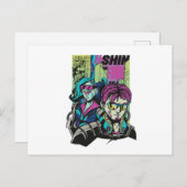 サイバーパンクキャラクター ポストカード (正面/裏面)