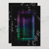 サイバーパンクグランジ招待状 案内状 (正面/裏面)