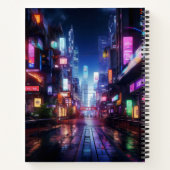 サイバーパンクシティナイト ノートブック (裏面)