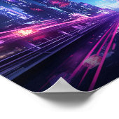 サイバーパンクシティリフレクション ポスター (角)