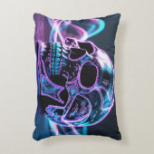 サイバーパンクスカルグリッチ アクセントクッション (正面(垂直))