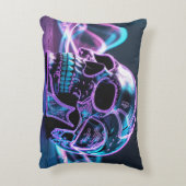 サイバーパンクスカルグリッチ アクセントクッション (裏面(縦))