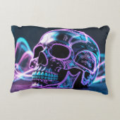 サイバーパンクスカルグリッチ アクセントクッション (裏面)