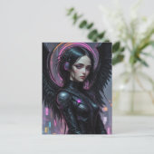 サイバーパンクダークエンジェルファンタジー ポストカード (スタンド正面)